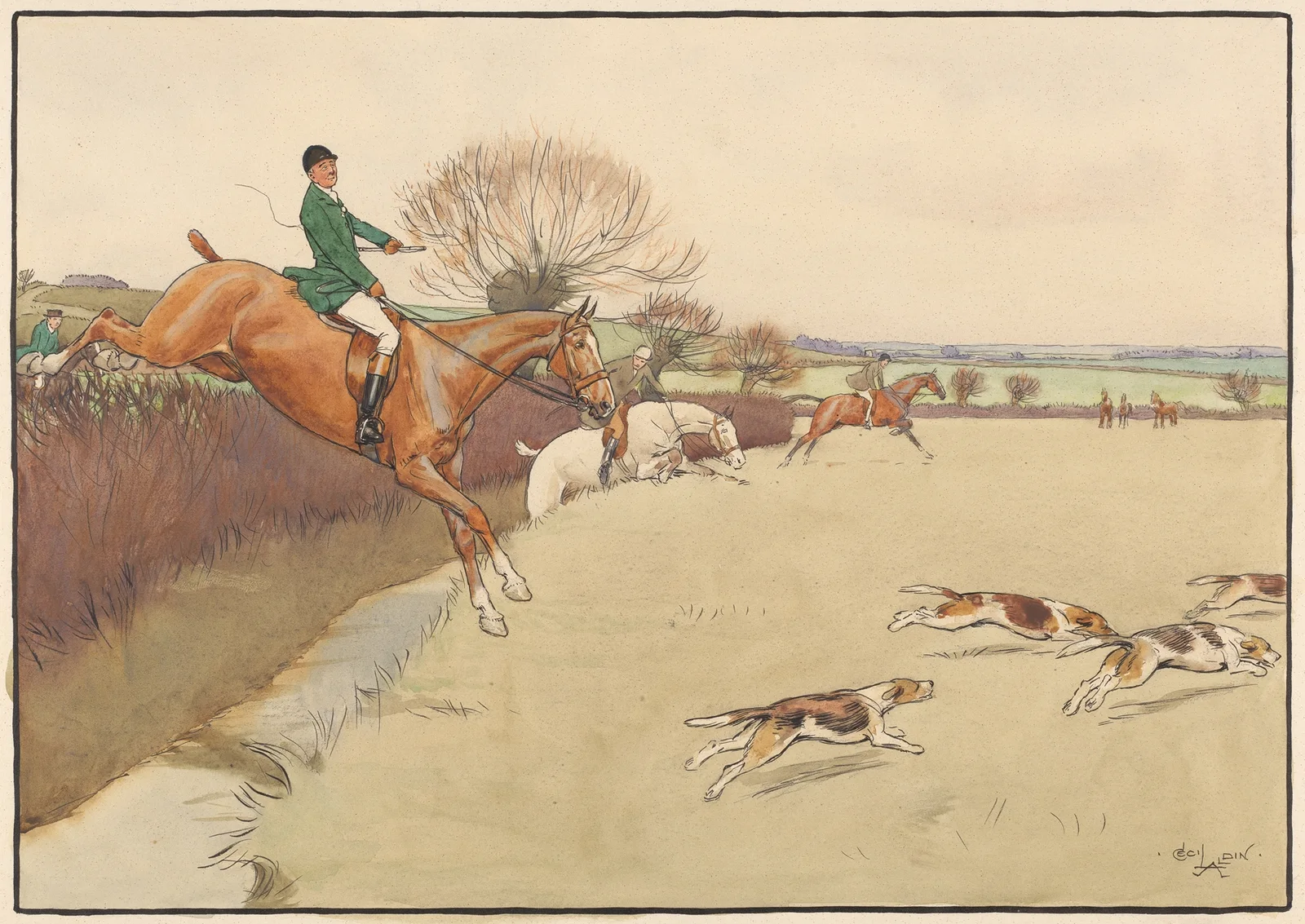 Up and Over av Cecil Charles Windsor Aldin