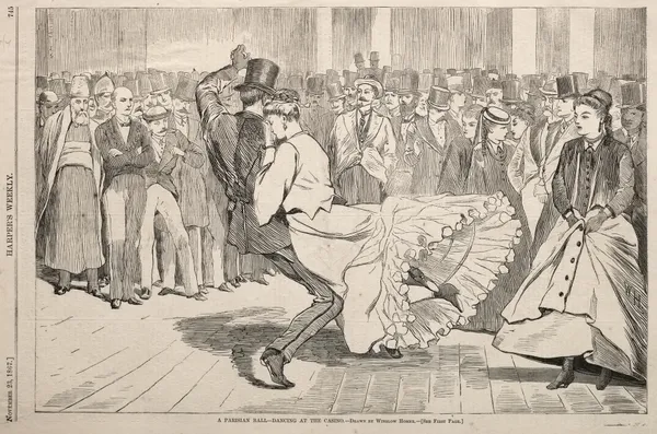 A Parisian Ball – Dancing at the Casino av Winslow Homer