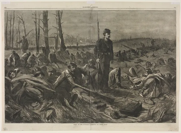 Army of othe Potomac – Sleeping on Their Arms av Winslow Homer