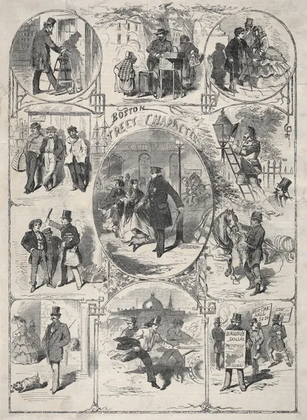 Boston Street Characters av Winslow Homer