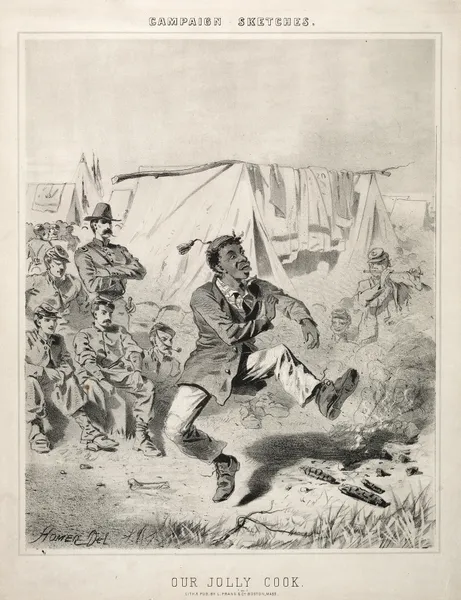 Campaign Sketches; Our Jolly Cook av Winslow Homer