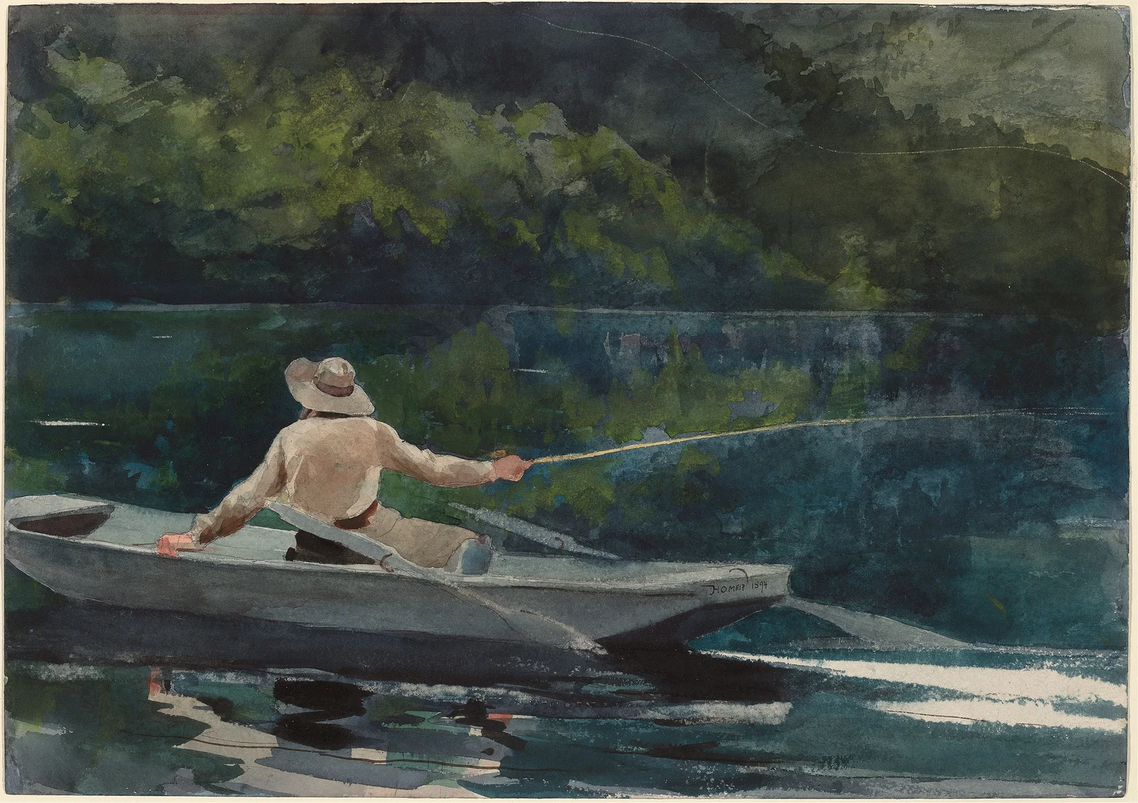 Casting, Number Two av Winslow Homer