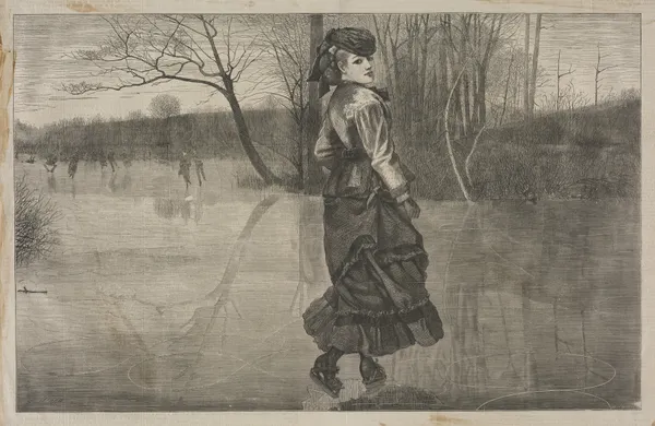 Cutting a Figure av Winslow Homer