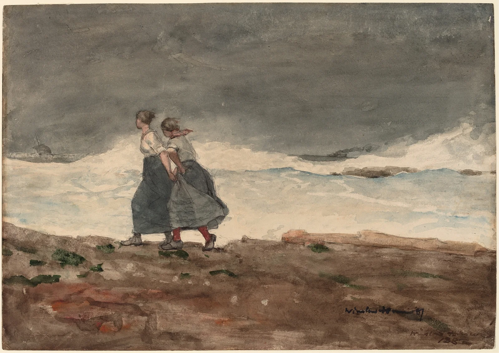 Danger av Winslow Homer