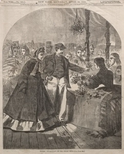 Floral Department of the Great Fair av Winslow Homer
