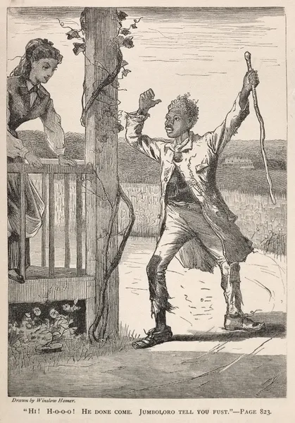 ‘Hi! H-O-O-O! He Done Come. Jumboloro Tell You First.’ av Winslow Homer