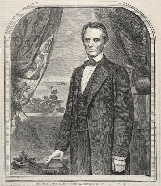 Hon. Abraham Lincoln, Born in Kentucky, February 12, 1809 av Winslow Homer