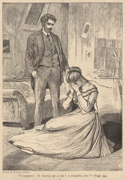 ‘I Cannot! It Would Be a Sin! A Fearful Sin!’ av Winslow Homer