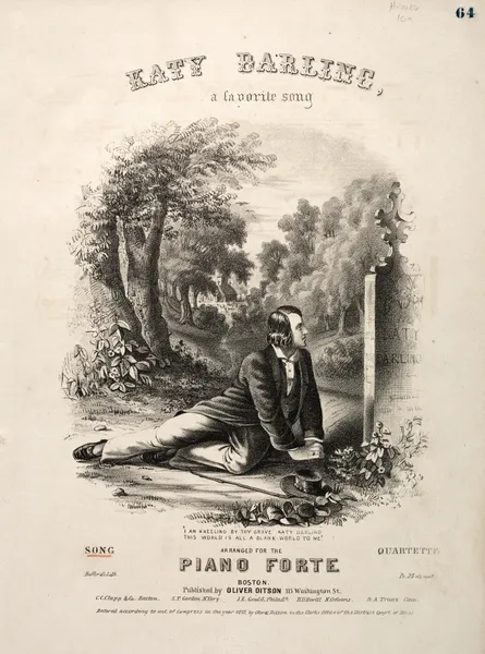 Katy Darling – Sheet Music Cover av Winslow Homer