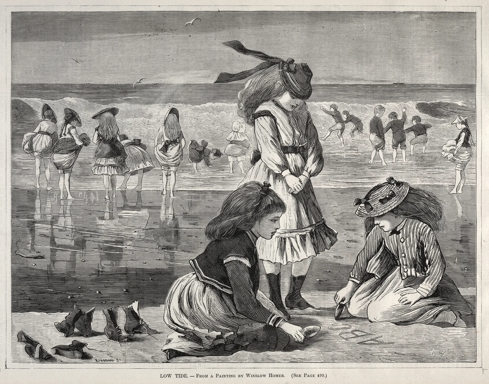 Low Tide av Winslow Homer