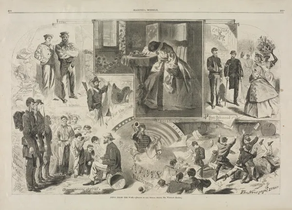 News from the War av Winslow Homer