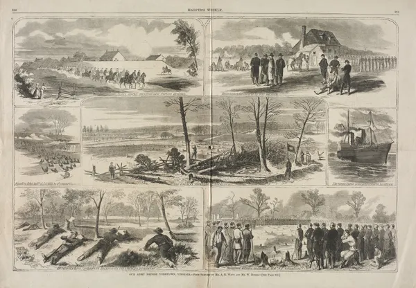 Our Army before Yorktown, Virginia av Winslow Homer