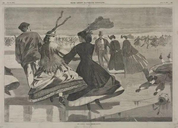 Our National Winter Exercise – Skating av Winslow Homer