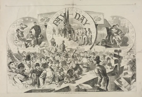 Pay Day in the Army of the Potomac av Winslow Homer
