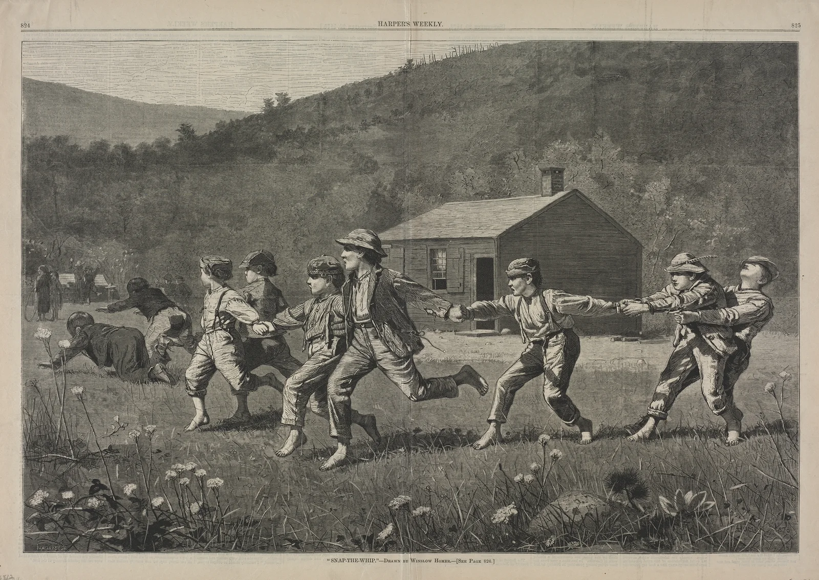 ‘Snap-the-Whip’ av Winslow Homer