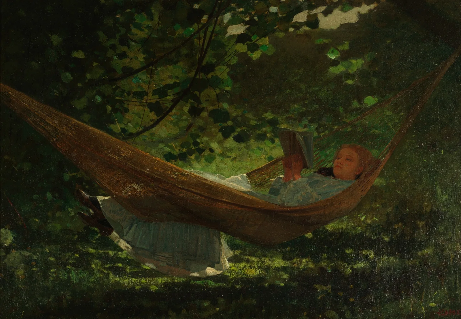 Sunlight and Shadow av Winslow Homer