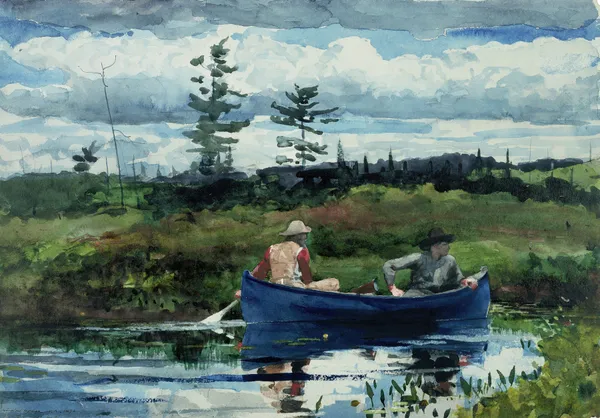 The Blue Boat av Winslow Homer