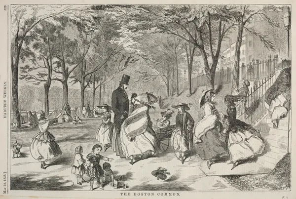The Boston Common av Winslow Homer
