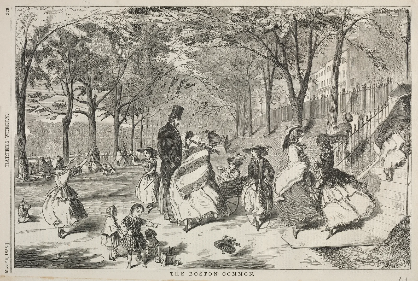 The Boston Common av Winslow Homer