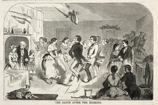 The Dance after the Husking av Winslow Homer