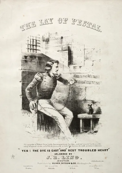 The Lay of Pestal – Sheet Music Cover av Winslow Homer