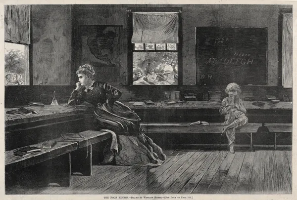 The Noon Recess av Winslow Homer