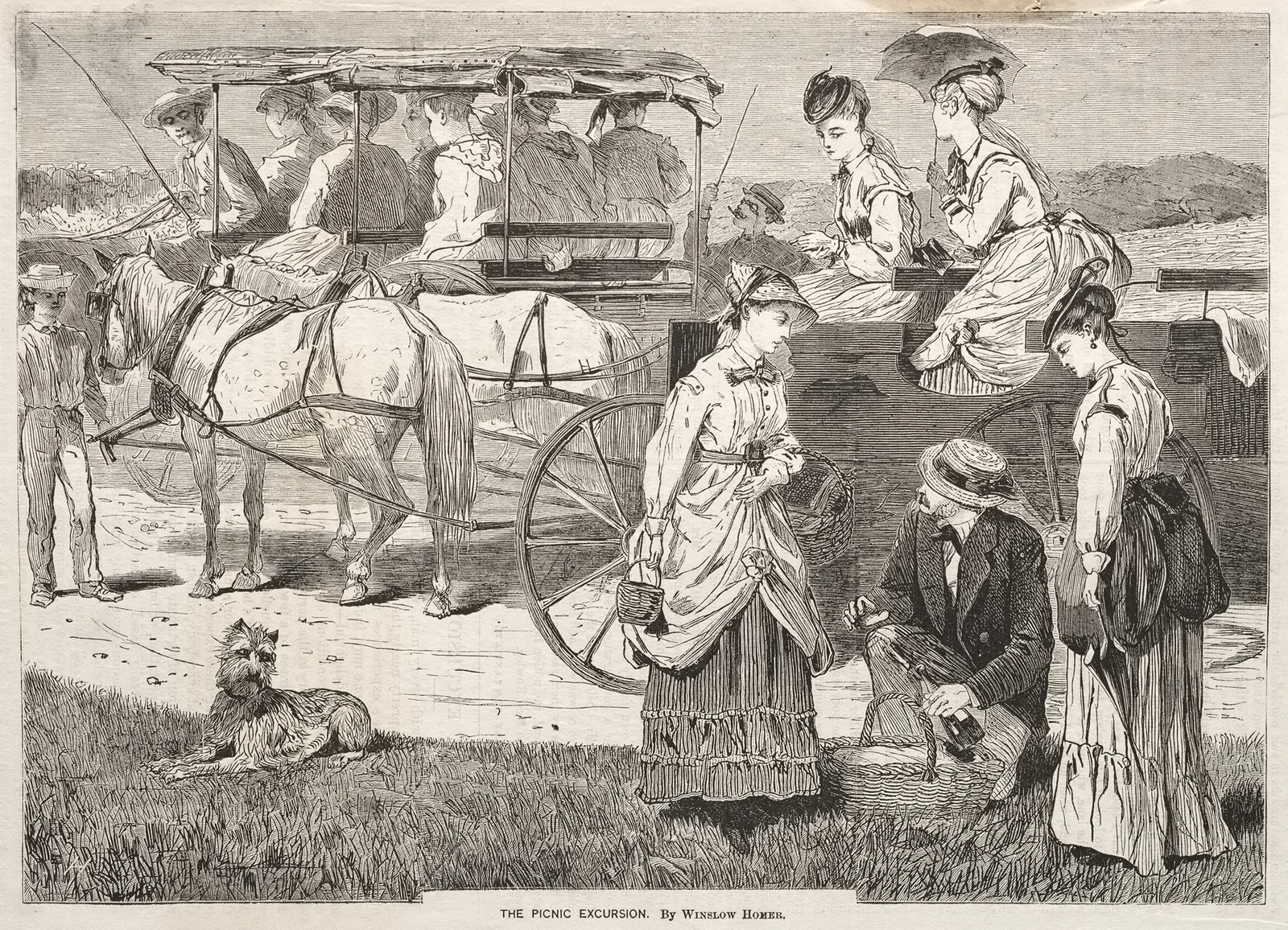 The Picnic Excursion av Winslow Homer