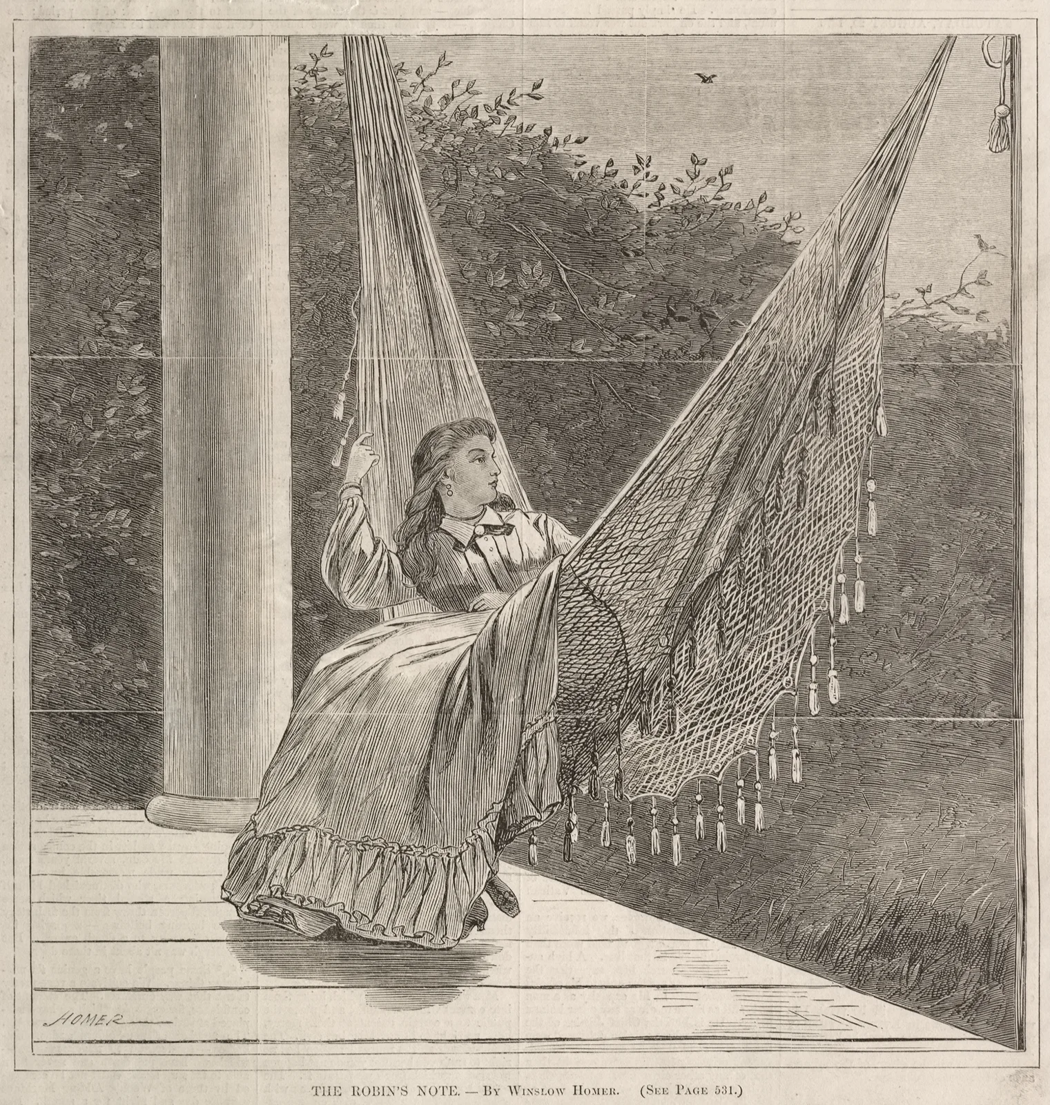 The Robin’s Note av Winslow Homer