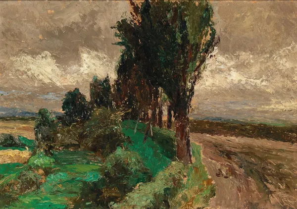 Avenue of Poplars av Olga Wisinger-Florian