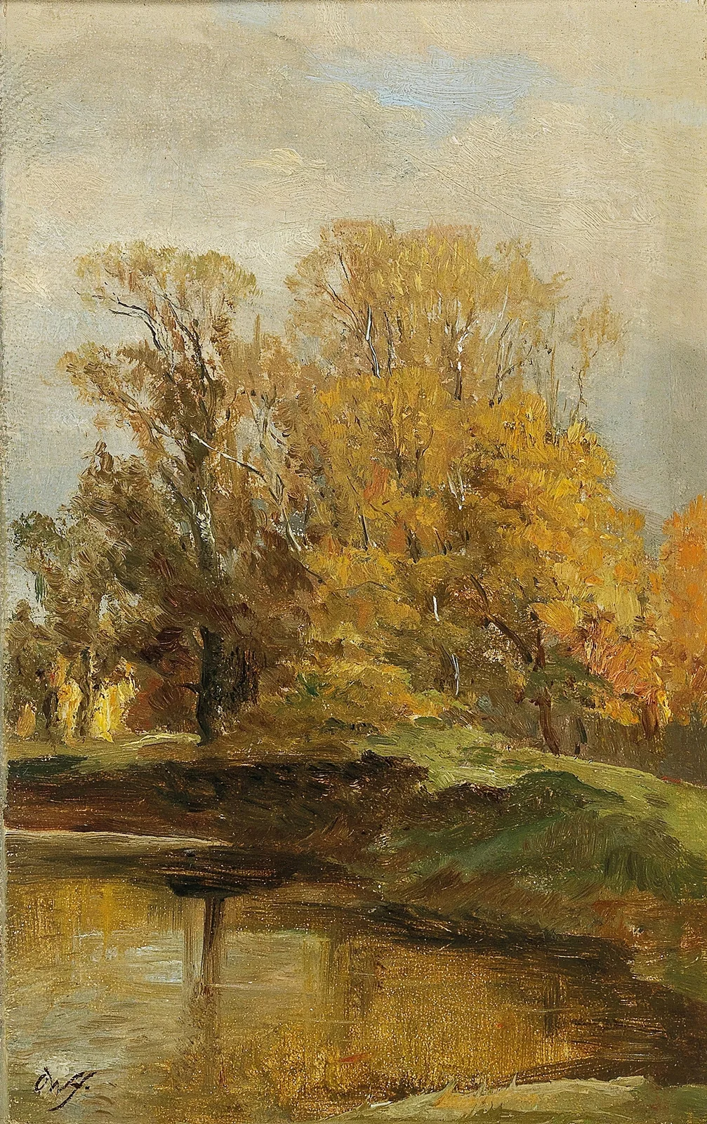 Landscape Study av Olga Wisinger-Florian