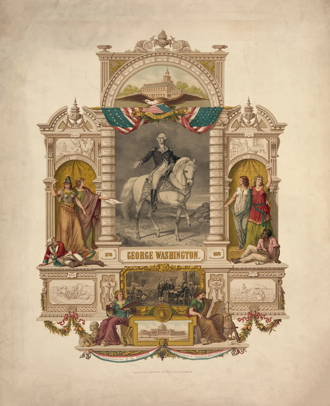 George Washington, 1877 av Wittemann Bros.