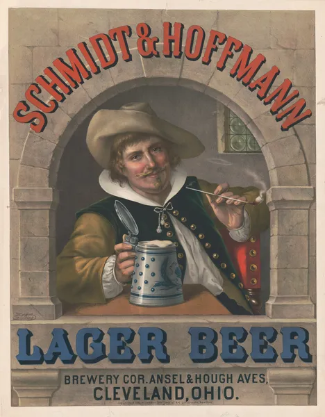 Schmidt & Hoffmann lager beer, 1880 – nr 2 av Wittemann Bros.