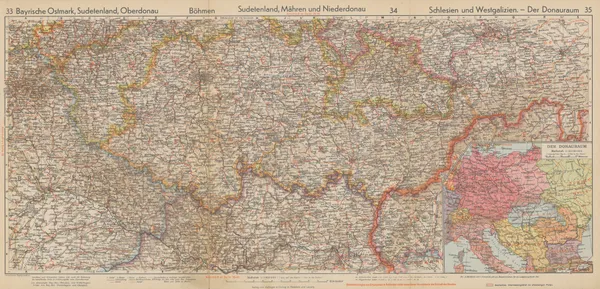 Bayrische Ostmark, Sudetenland, Oberdonau,Bohmen, Sudetenland, Mahrenund Niederdonau av Wolfgang Preuss