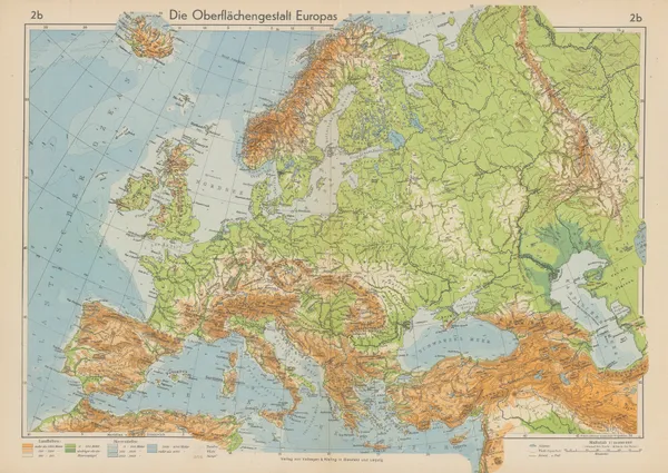 Die Oberflachengestalt Europas av Wolfgang Preuss