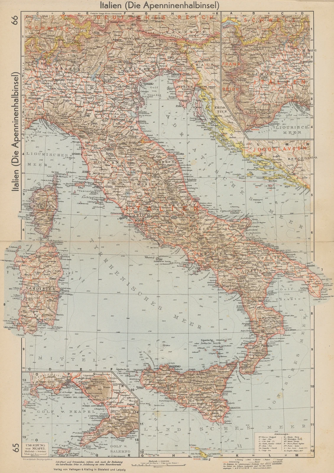 Italien (Die Apenninenhalbinsel) av Wolfgang Preuss