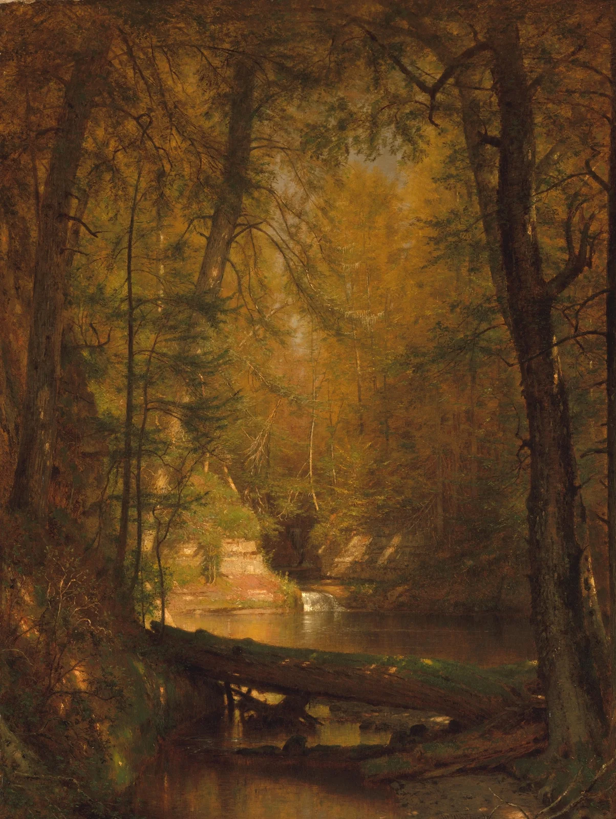 The Trout Pool av Worthington Whittredge