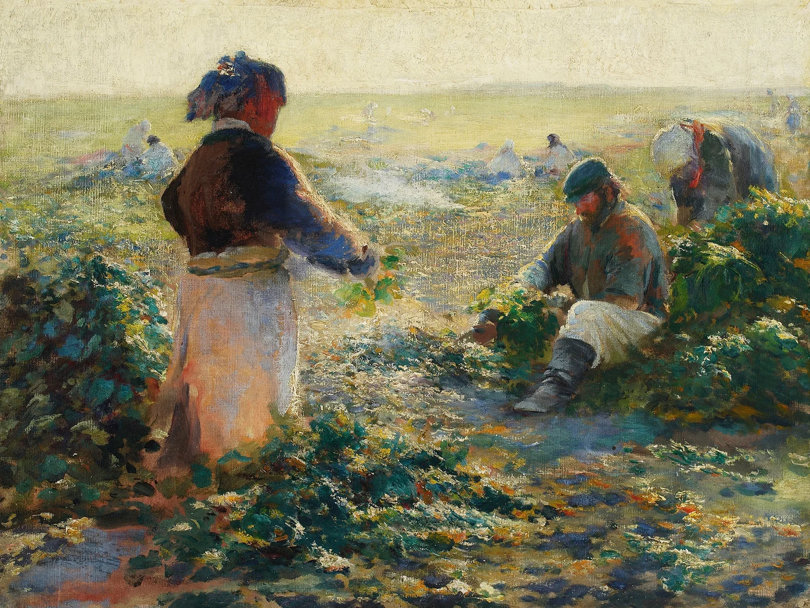 Digging Beets I av Leon Wyczółkowski