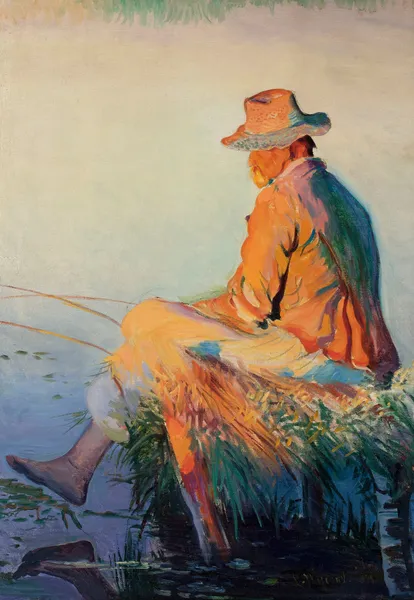 Fisherman av Leon Wyczółkowski