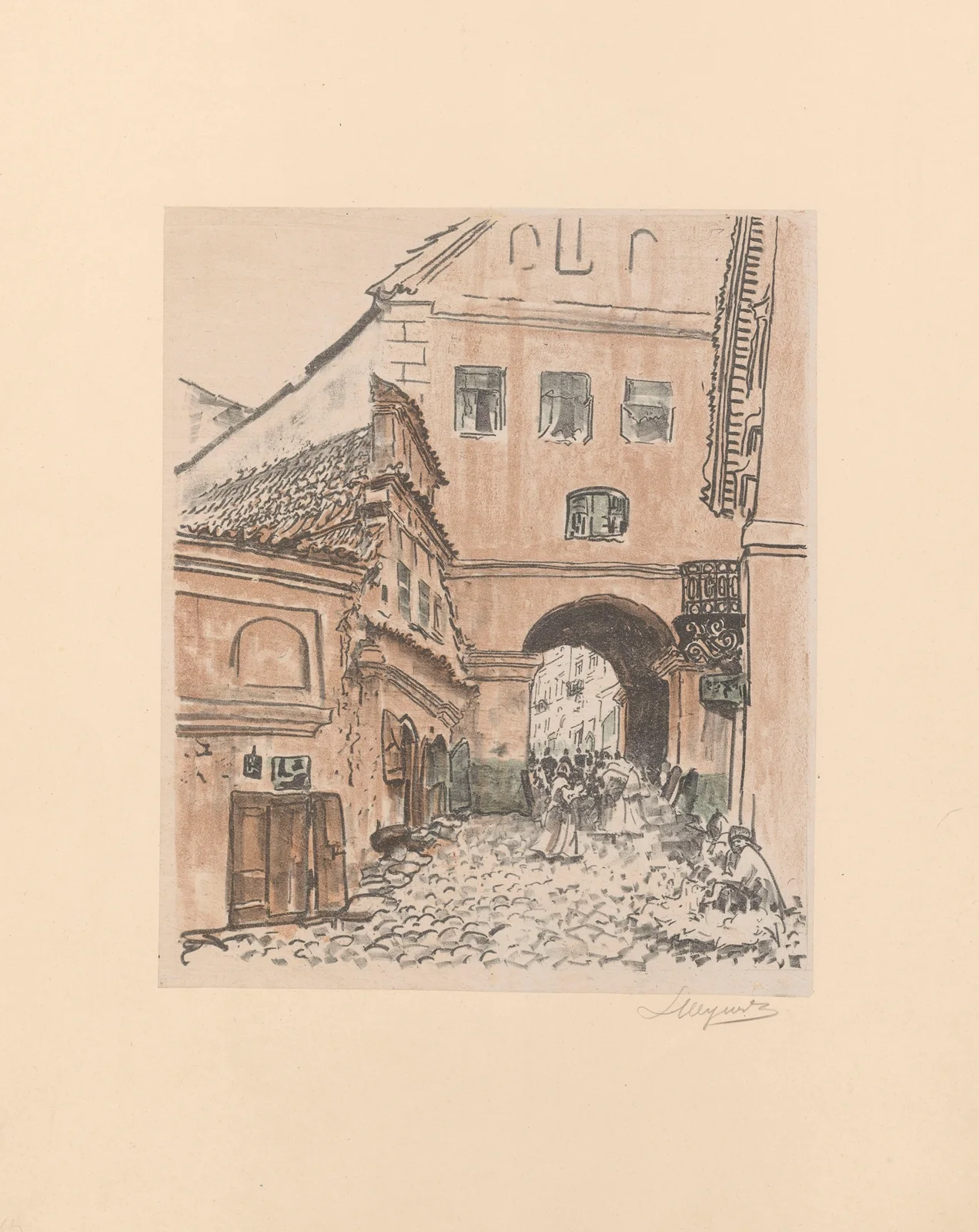 Grodzka Gate av Leon Wyczółkowski