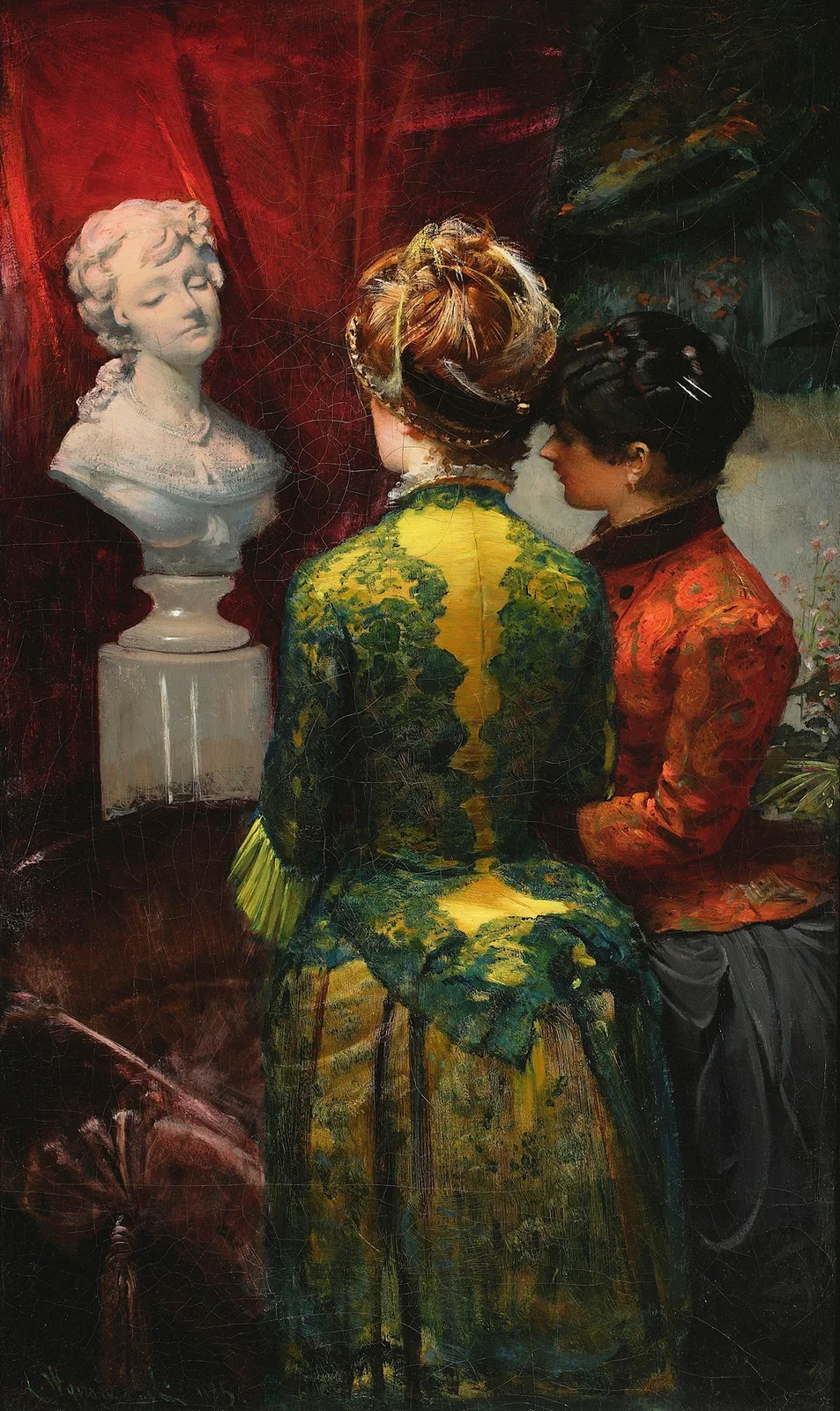 In a boudoir av Leon Wyczółkowski