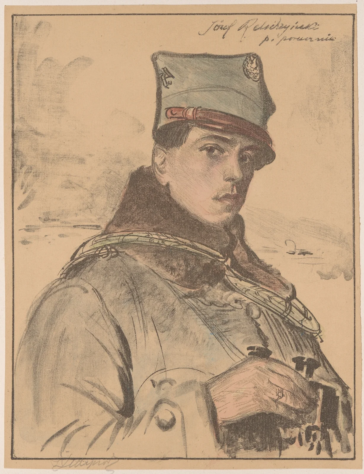 Józef Relidzyński, second lieutenant av Leon Wyczółkowski