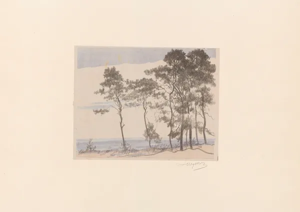 Little Pine Trees No. II av Leon Wyczółkowski