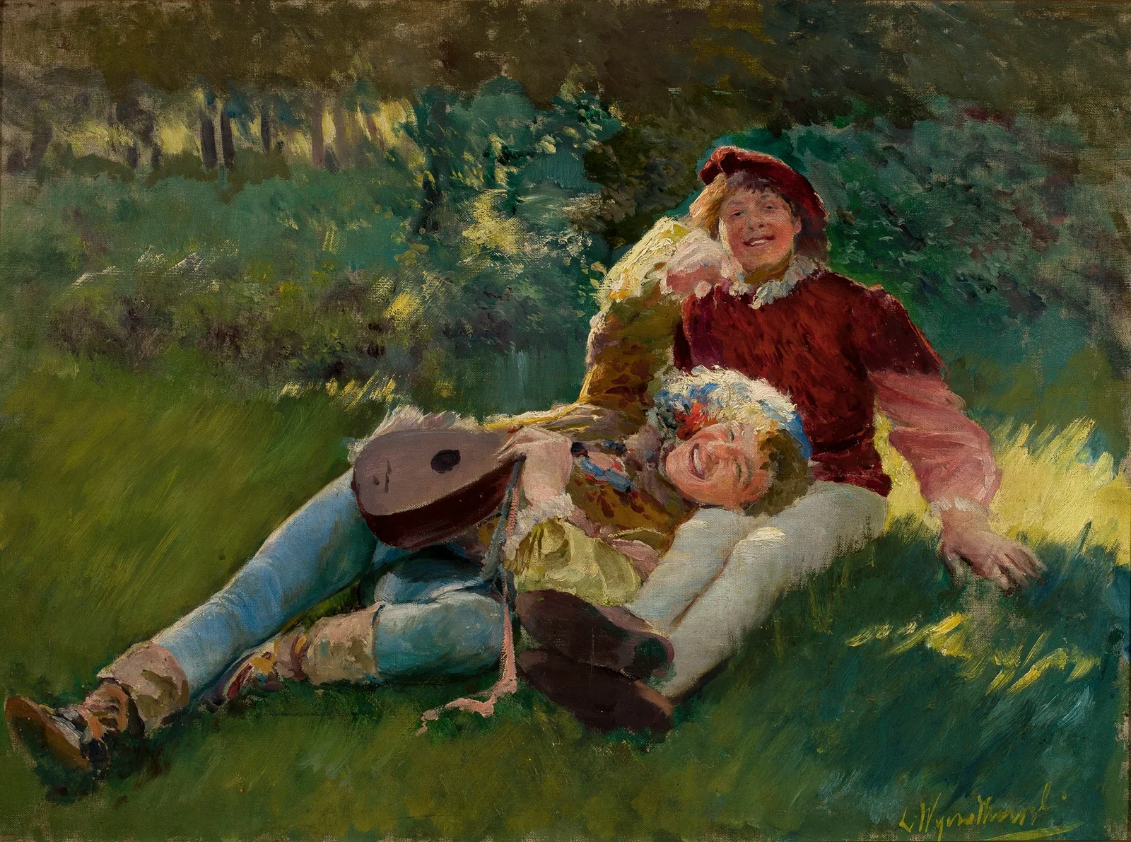 Merry children av Leon Wyczółkowski