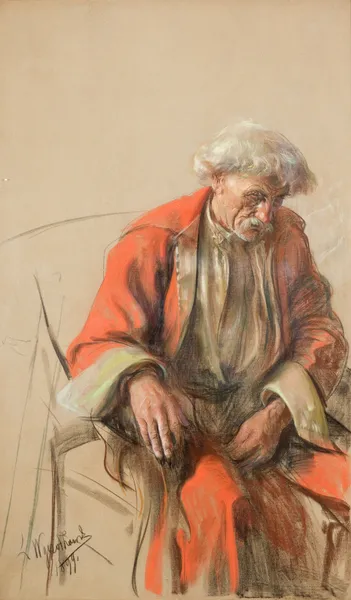 Portret Boligłowy z Krzesławic av Leon Wyczółkowski