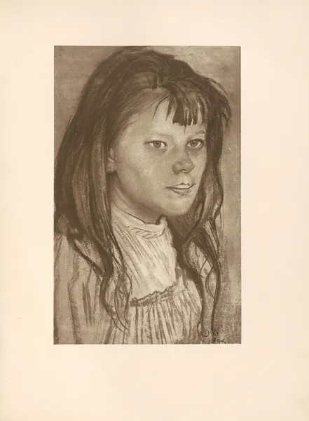 Głowa dziewczynki av Stanisław Wyspiański
