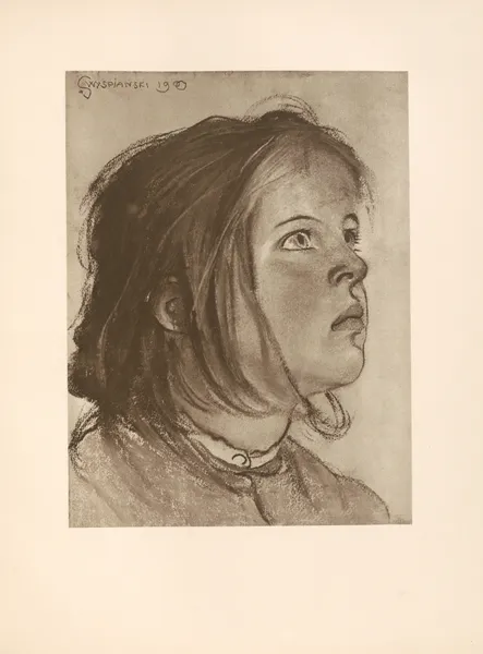 Główka Helenki, 1900 – nr 1 av Stanisław Wyspiański
