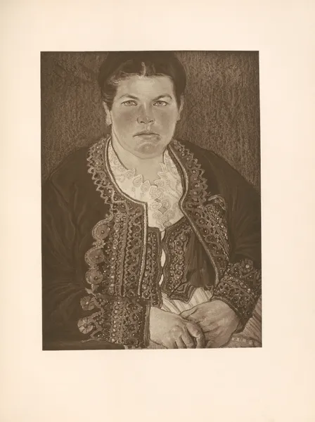 Portret zony artysty av Stanisław Wyspiański