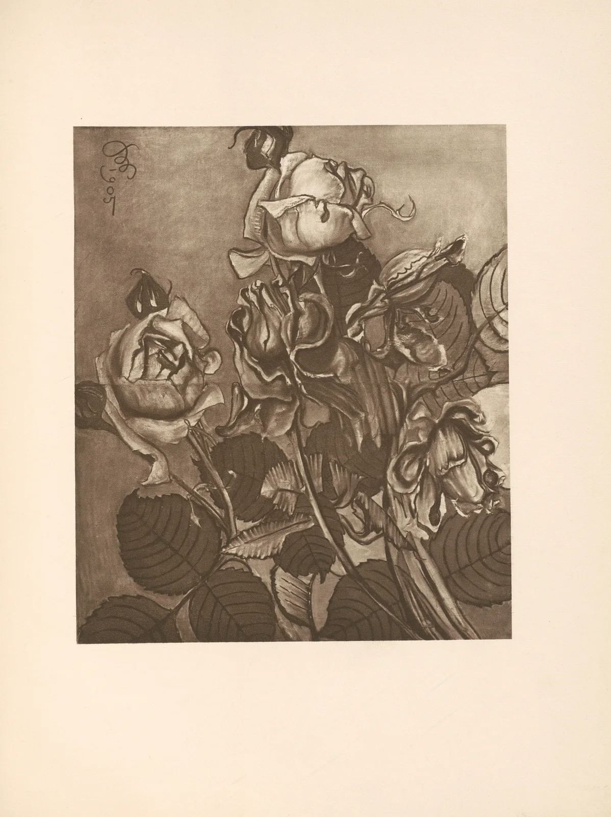 Róze (studjum do polichromji) av Stanisław Wyspiański