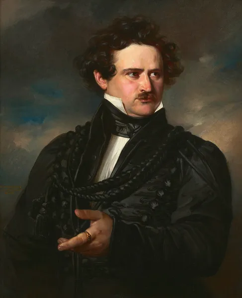 The Writer Karl Spindler av Franz Xaver Winterhalter