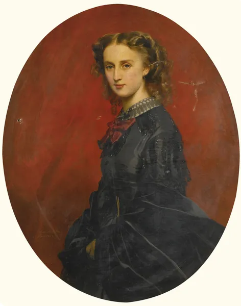 Wanda Fürstin von und zu Putbus (1837-1867), née Freiin von Veltheim-Bartensleben av Franz Xaver Winterhalter